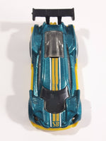 2015 Hot Wheels HW Race - World Race Super Blitzen Aqua Green Blue Die Cast Toy Race Car Vehicle