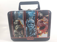 Star Wars The Force Awakens The First Order Captain Phasma, Stormtrooper, Flametrooper Tin Metal Lunch Box