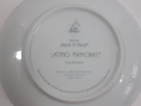 Vintage 1984 MCMLXXXIV American Greetings Care Bears Hugs 'N' Tugs Lasting Memories "Hello, world ~ here I am!" 6" Fine Porcelain Collector Plate
