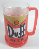 2011 Universal Studios Twentieth Century Fox The Simpsons Duff Beer Matt Groening 473mL Orange Hard Plastic Freezer Mug