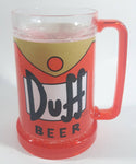 2011 Universal Studios Twentieth Century Fox The Simpsons Duff Beer Matt Groening 473mL Orange Hard Plastic Freezer Mug