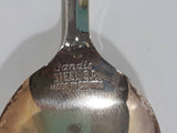 Candis Winnipeg, Manitoba Prairie Crocus Flower Pasqueflower Silver Plated Steel Metal Travel Souvenir Spoon in Sleeve