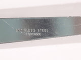 Vintage Mid-Century Stainless Steel Small 4 1/2" Salt Spoon Made in Denmark