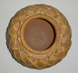 Hudson's Bay Company Terracotta Pot Jar Covered In Wicker