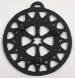 Vintage Ornate Circular Cast Iron Hot Plate Holder