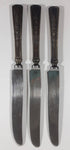 Vintage Saiki Kobe Stainless Steel 10" Butter Knife Set of 3