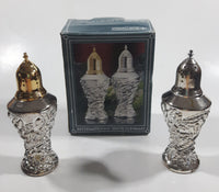 International Silver Company Botanica Silver Plated Salt and Pepper Shakers New in Box