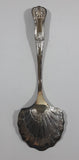 Vintage 9 3/4" Silver Plated Clam Shell Shaped Serving Spoon
