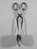 Vintage Handarbeit German Scissor Style Metal Tongs 6 3/4" Long