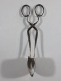 Vintage Handarbeit German Scissor Style Metal Tongs 6 3/4" Long
