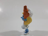 2013 Peyo Smurf "Party Planner" #2 Holding Magic Wand McDonalds Happy Meal Collectible Toy Figurine - Vietnam