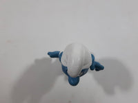 Vintage Peyo Smurf Character Astronaut PVC Toy Figure Missing The Helmet