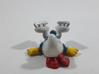 Vintage 1979 Peyo Smurf Character Olympic Athlete Running with Torch PVC Toy Figure