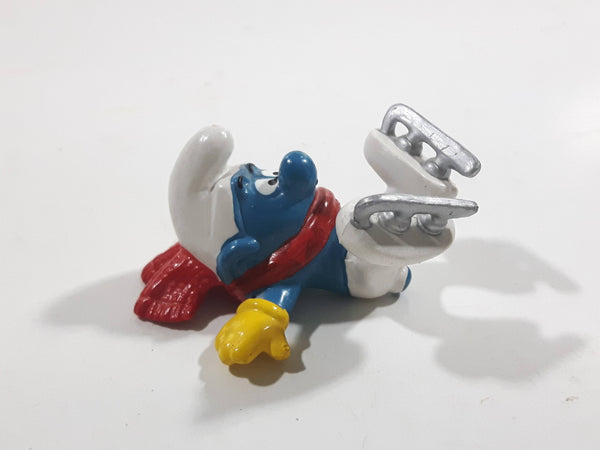Vintage 1979 Peyo Smurf Character Olympic Athlete Running with Torch P ...