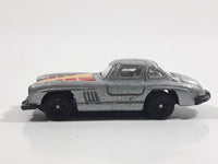 Welly 1955 Mercedes Benz 300SL Gull Wing Doors Silver Die Cast Toy Car Vehicle