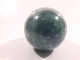 Dark Emerald Jade Like Polished Stone Egg