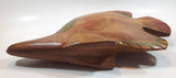 Angelfish Butterflyfish Style Large Wood Carved Hand Painted Tropical Fish Sculpture 14" Long