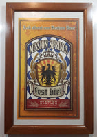 Mission Springs Brewing Company Fest Bier Beer Advertising Poster in Wood Frame