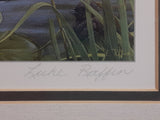 Luke Raffin "Loon Family" Painting Wildlife Art Print 11 3/4" x 14 3/4" Signed
