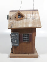 Live Bait Fishing Themed Highly Detailed Hanging Birdhouse Style Wood Building Model