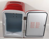 2012 Koolatron Drink Coca-Cola in Bottles "Ice Cold" 6 Beverage Can Mini Fridge - Missing Shelf and Cord - Tested and Working