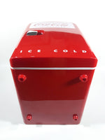 2012 Koolatron Drink Coca-Cola in Bottles "Ice Cold" 6 Beverage Can Mini Fridge - Missing Shelf and Cord - Tested and Working