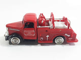 Unknown Brand Emergency Services Fire Truck Die Cast Toy Car Vehicle with Opening Doors - Missing Tires and other parts