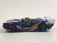 2014 Hot Wheels HW Race: HW Race Team Imparable Metalflake Blue Die Cast Toy Car Vehicle