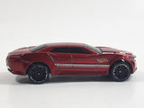 2014 Hot Wheels HW City: HW City Works Ryura LX Metalflake Dark Red Die Cast Toy Car Vehicle
