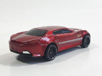 2014 Hot Wheels HW City: HW City Works Ryura LX Metalflake Dark Red Die Cast Toy Car Vehicle