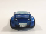 2013 Hot Wheels HW City - Night Burnerz Quick N' Sik Metalflake Blue Die Cast Toy Car Vehicle