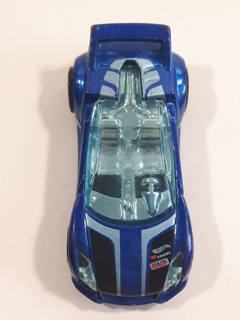 2013 Hot Wheels Hw City - Night Burnerz Quick N' Sik Metalflake Blue D 