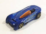 2015 Hot Wheels Monoposto Blue Die Cast Toy Car Vehicle