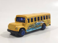 Maisto Fresh Metal Color Changing Surf School Bus Yellow / Orange Die Cast Toy Car Vehicle