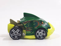 2011 Hot Wheels Creature Cars Piranha Terror Dark Green Die Cast Toy Car Vehicle