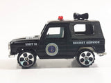 Realtoy MB Mercedes Benz G-Wagon Secret Service Unit 12 Black 1/57 Scale Die Cast Toy Car US Government Spy Intel Vehicle