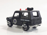 Realtoy MB Mercedes Benz G-Wagon Secret Service Unit 12 Black 1/57 Scale Die Cast Toy Car US Government Spy Intel Vehicle