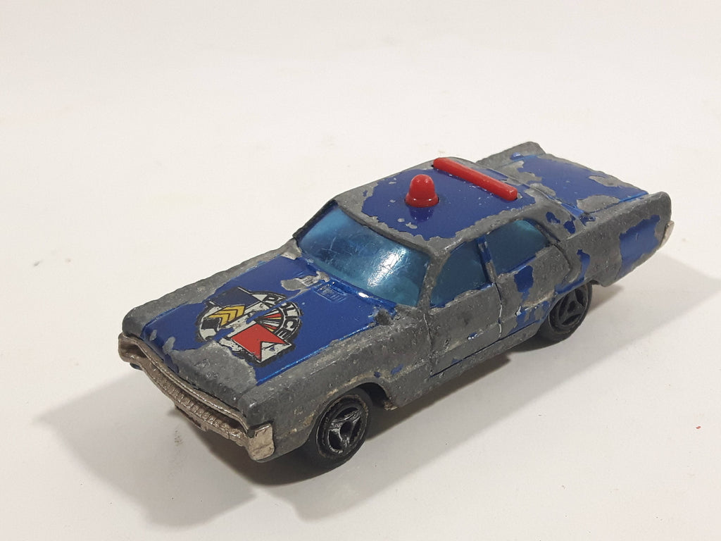 Majorette Plymouth Fury Police #216 – Bleu – Blister Scellé – Série Or – France
