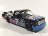 1995 Racing Champions Limited Edition 1 of 5,000 NASCAR Super Truck Ford F-150 #7 Geoff Bodine Exide Batteries Tanya Tucker's Salsa Black 1/24 Scale Die Cast Coin Bank with Key
