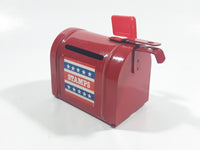 Miniature Metal Mail Box Shaped Stamps Holder Container