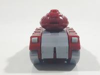 2018 Tomy Hasbro Tank Red and Grey Plastic Die Cast Toy Car Vehicle