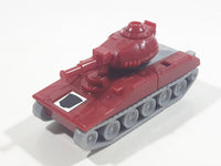 2018 Tomy Hasbro Tank Red and Grey Plastic Die Cast Toy Car Vehicle