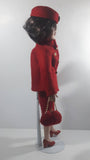 Vintage Jackie O 18" Tall Porcelain Doll with Stand