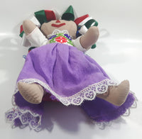 Beautiful Vintage Handmade Mexican Rag Doll Maria Doll 14" Tall