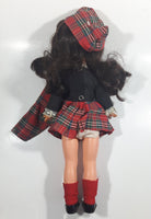 Vintage Regal Toys Canada Hard Plastic Scottish Style 16" Tall Doll