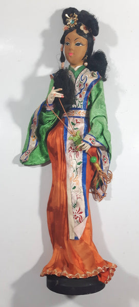 Vintage Oriental Asian Kimono Dress Geisha 16" Tall Doll