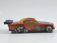 2002 Hot Wheels Octoblast At-A-Tude Metallic Orange Die Cast Toy Car Vehicle