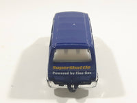 Unknown Brand Tin Toys Style Super Shuttle "Door To Door" Dark Blue Die Cast Toy Car Vehicle