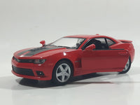 Kinsmart KT5383 2914 Chevrolet Camaro Red 1/38 Scale Pullback Motorized Friction Die Cast Toy Car Vehicle