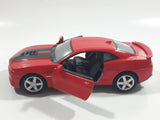Kinsmart KT5383 2914 Chevrolet Camaro Red 1/38 Scale Pullback Motorized Friction Die Cast Toy Car Vehicle